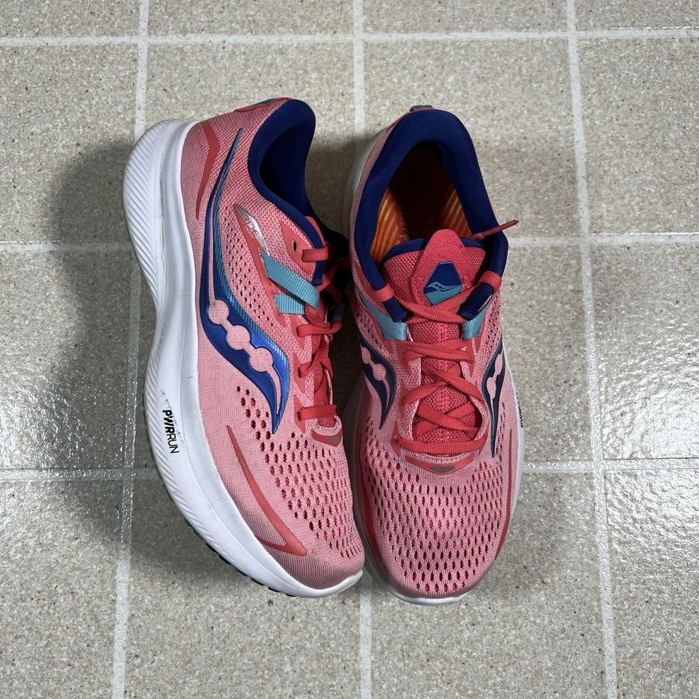 Saucony Women's Ride 15 Shoes Pink 10.5US
